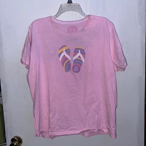 Life is Good Flip flop Tee